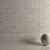 Bergama Cream Wall Tiles: Multi-Texture, High-Definition 3D model small image 3