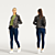 Realistic 3D Scanned Woman - 3 Color Variations 3D model small image 5