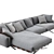 Fenix Sofa: Unmatched Comfort & Style 3D model small image 2