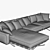 Fenix Sofa: Unmatched Comfort & Style 3D model small image 3
