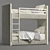 RH Carver Bed: Elegant, Spacious, Timeless 3D model small image 3