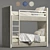 RH Carver Bed: Elegant, Spacious, Timeless 3D model small image 6