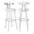 Modern and Stylish MORIS Bar Chair 3D model small image 2