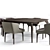 Modern ROBERT HERITAGE Table & AUDREY Heritage Set 3D model small image 3