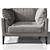 Sleek Comfort: Living Divani Floyd 3D model small image 3