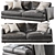 Cozy Haven Sofa: Stylish & Comfortable 3D model small image 1