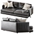 Cozy Haven Sofa: Stylish & Comfortable 3D model small image 2