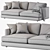 Cozy Haven Sofa: Stylish & Comfortable 3D model small image 4