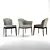 Luxury Chairs & Table Set 3D model small image 2