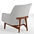Fredericia A-Chair: Sleek and Stylish Armchair 3D model small image 2