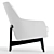 Fredericia A-Chair: Sleek and Stylish Armchair 3D model small image 3