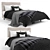 IKEA Dunvik Bed: Stylish and Comfortable 3D model small image 1