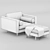 Sleek Sven Armchair: Modern Luxury 3D model small image 4