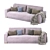 Opium Dream Sofa: Luxury in 5 Words 3D model small image 1