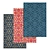 High-Quality Carpets Set for Diverse Perspectives 3D model small image 1