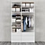 OPHUS Wardrobe: Stylish and Spacious with 6 Drawers 3D model small image 1