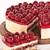 Cherry Delight Cake: Decadent, Delicious, Divine 3D model small image 2