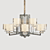 Newport 4400 Chandelier: Elegant and Spacious 3D model small image 3