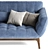 Contemporary Elegance: Roche Bobois Parcours Sofa 3D model small image 2
