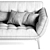Contemporary Elegance: Roche Bobois Parcours Sofa 3D model small image 3