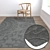 Luxury Textured Carpet Set 3D model small image 5