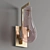 Elegant Murano Glass Wall Light 3D model small image 1