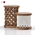 Exotic African Bamileke and Bracelet Stools 3D model small image 1