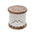 Exotic African Bamileke and Bracelet Stools 3D model small image 2