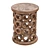 Exotic African Bamileke and Bracelet Stools 3D model small image 3