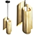 Davis Pendant: Antique Brass Elegance 3D model small image 1