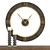 Elegant Alphonzo Wall Clock 3D model small image 3