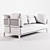 Stylish Rattan Sofa: GTV Promenade 3D model small image 2