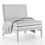 Cozy Vray Fur Lounge Chair 3D model small image 3
