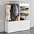 IKEA Ophus 2-Door Wardrobe 3D model small image 3