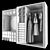 Modern 3D Wardrobe Solution 3D model small image 3