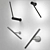 Modern Wall Lighting Collection: Colibri and MOSCA 3D model small image 2