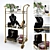 Luxury Vanity Cart Set: Shauna Bar, Valentino Bag, Sergio Rossi Shoes 3D model small image 5