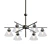 Elegant Glass Pendant Chandelier 3D model small image 1