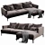 Elegant Bonaldo Paraiso Chaise Lounge: Sleek Design for Ultimate Comfort 3D model small image 3