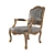 Elegant Bykepi Armchair: Classic Comfort 3D model small image 3