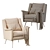 Retro Chic: Carlo Mid-Century Chair 3D model small image 4