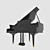 Elegance in Harmony: Steinway Piano 3D model small image 2