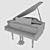 Elegance in Harmony: Steinway Piano 3D model small image 5