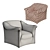 Italian Design: Tentazioni Lounge Chair 3D model small image 4