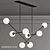 Sleek Metal Pendant Lamp 3D model small image 1