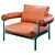 Modern Leather Armchair: Tomas Alonso 3D model small image 6