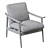 Elevate your space with the timeless Mid-Century Show Wood Chair 3D model small image 4