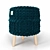 Handmade Knitted Pouf by BETIRES HOME 3D model small image 1