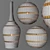 MONTAUK Rattan Pendant Lights: Handwoven Elegance 3D model small image 5