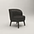 Luxurious Fendi Doyle Armchair 3D model small image 1